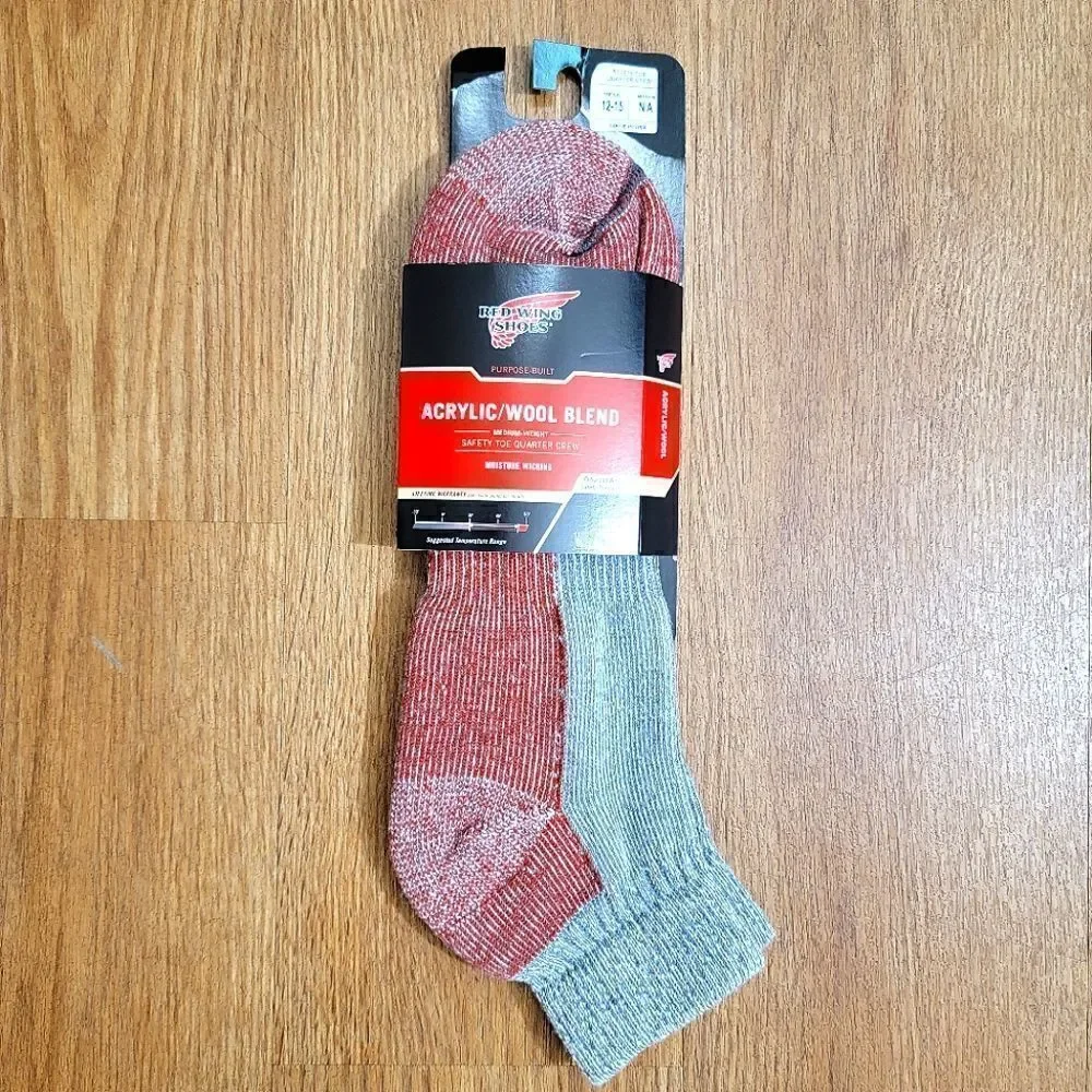 Red Wing Shoes Acrylic Wool Crew Socks Shoes Boots